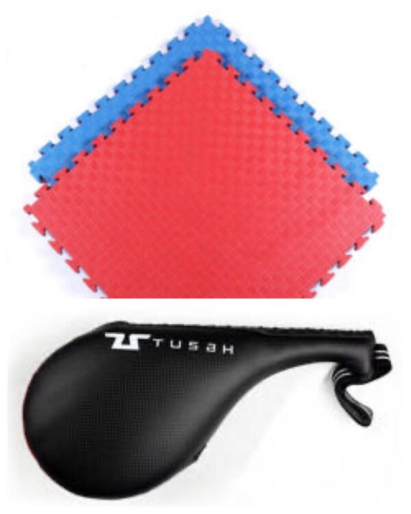 1 mat and 1 paddle