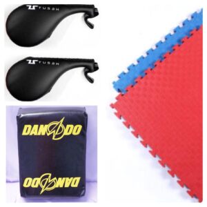 2 Paddles / 1 Shield / 1 Mat Combo